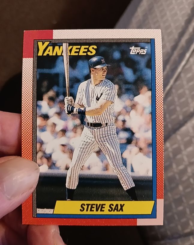 1990 Topps #560 Steve Sax — front