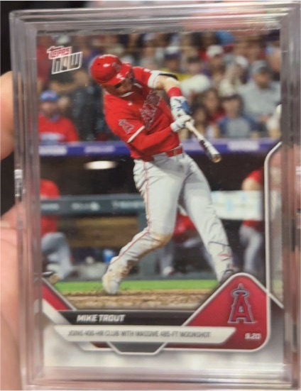 2025 Topps Now #742 Mike Trout — front