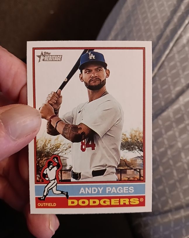 2025 Topps Heritage #379 Andy Pages — front