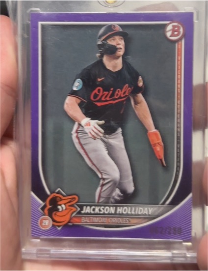 2025 Bowman #77 Jackson Holliday — front