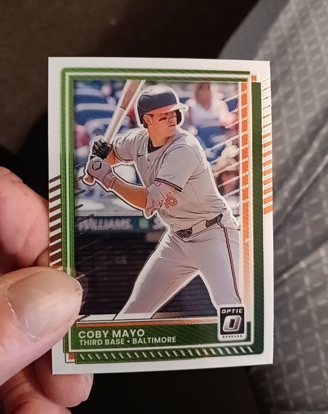 2025 Panini Donruss Optic #5 Coby Mayo — front