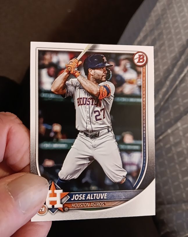 2025 Bowman #63 Jose Altuve — front