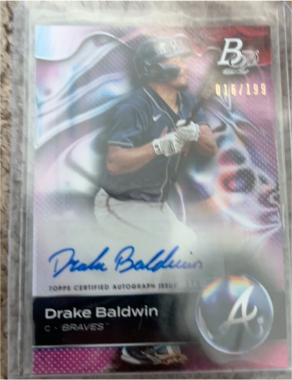 2023 Bowman Platinum Top Prospects #TOP-26 Drake Baldwin — front