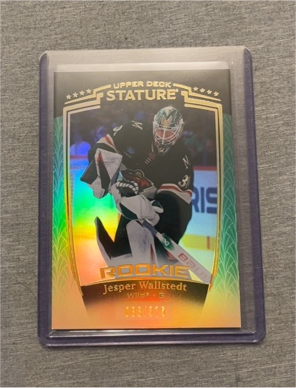 2024-25 Upper Deck Stature #41 Jesper Wallstedt Rookie — front