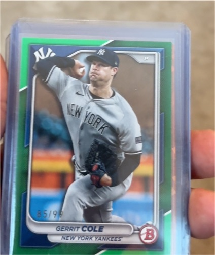 2024 Bowman #60 Gerrit Cole — front
