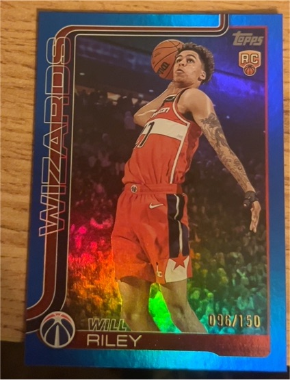 2025-26 Topps #221 Will Riley — front