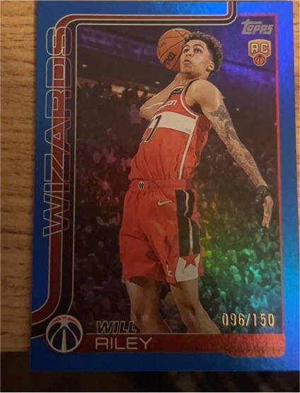 2025-26 Topps #221 Will Riley — front