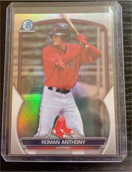 2023 Bowman Draft Chrome #BDC-112 Roman Anthony — front