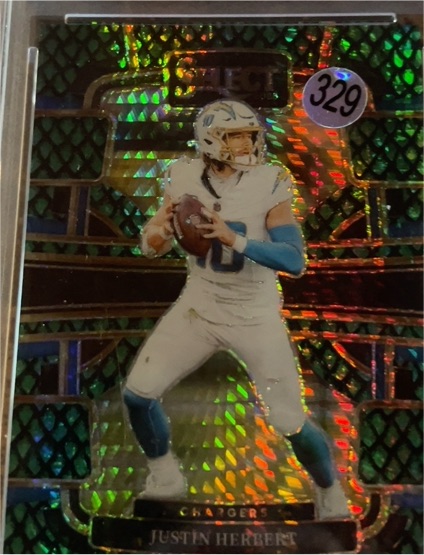 2023 Panini Select #329 Justin Herbert — front