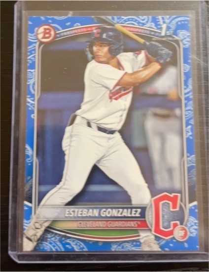 2025 Bowman #BP-70 Esteban Gonzalez — front