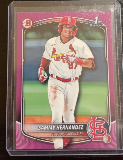 2025 Bowman #BP-50 Sammy Hernandez — front