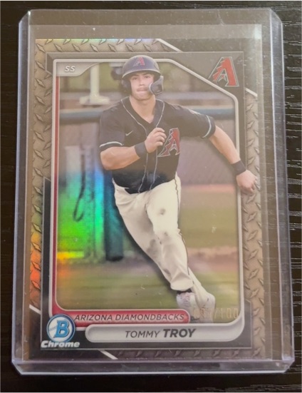 2024 Bowman Draft Chrome #BDC-111 Tommy Troy — front