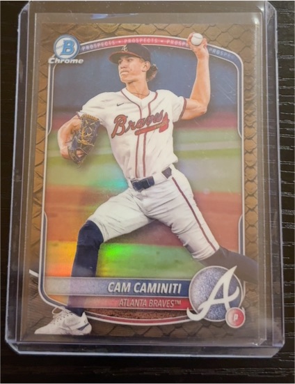 2025 Bowman Chrome Prospects #BCP-46 Cam Caminiti — front