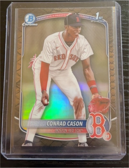 2025 Bowman Chrome Prospects #BCP-130 Conrad Cason — front