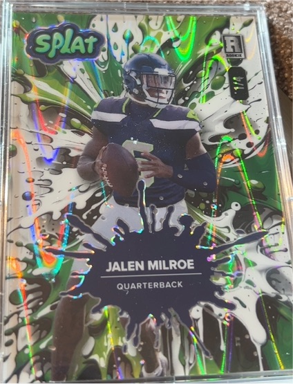 2025 Wild Card Splat #Jalen Milroe — front
