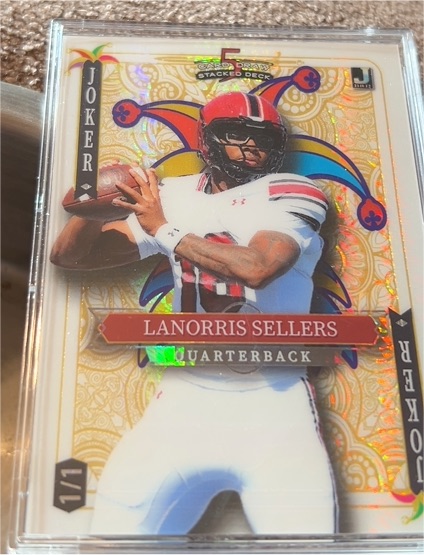 2024 Wild Card 5 Card Draw Joker #Lanorris Sellers — front