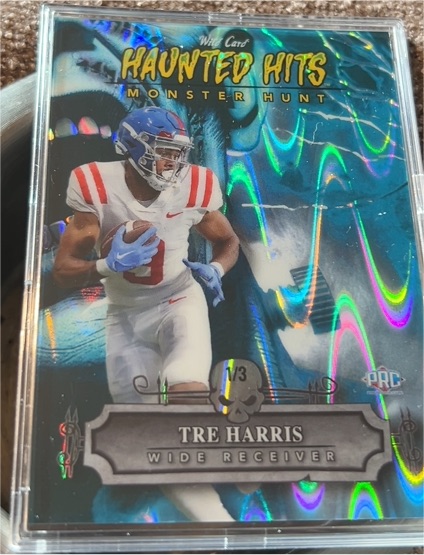 2024 Wild Card Haunted Hits Monster Hunt #Tre Harris — front