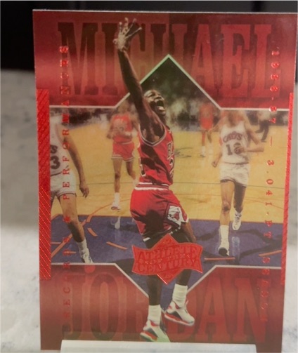 1999 Upper Deck Athlete of the Century #77 Michael Jordan — front