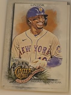 2022 Topps Allen & Ginter #34 Francisco Lindor — front