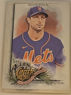2022 Topps Allen & Ginter #132 Max Scherzer — front