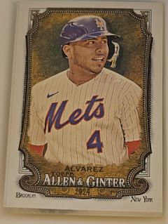 2024 Topps Allen & Ginter #16 Francisco Alvarez — front