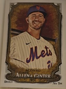 2024 Topps Allen & Ginter #38 Pete Alonso — front