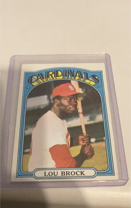 1972 Topps #200 Lou Brock — front