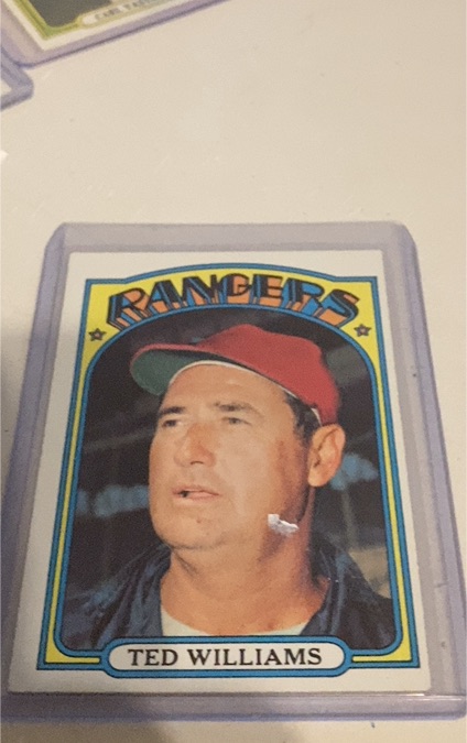 1972 Topps #510 Ted Williams — front
