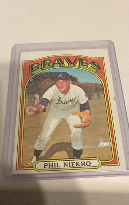 1972 Topps #620 Phil Niekro — front