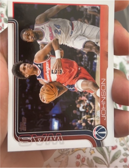 2025-26 Topps #99 AJ Johnson — front