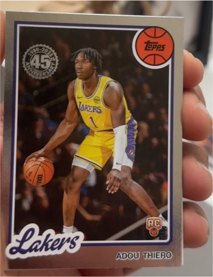 2025-26 Topps #80BK-79 Adou Thiero 1980-81 Topps Basketball — front