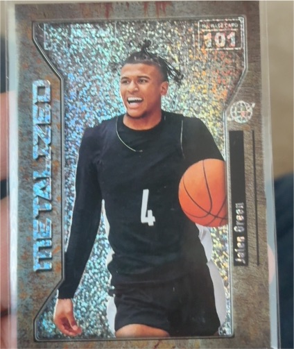 2021 SkyBox Metal Universe Champions #101 Jalen Green — front