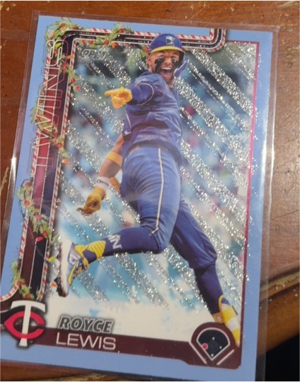 2025 Topps Holiday #H194 Royce Lewis — front