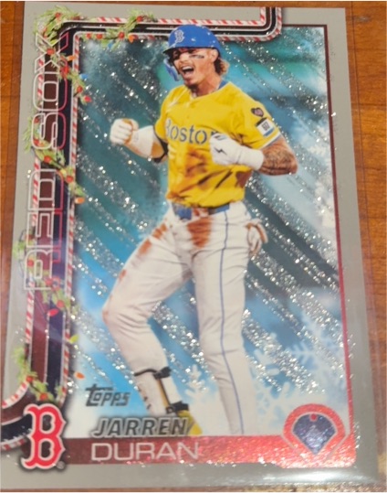 2025 Topps Holiday #H180 Jarren Duran — front