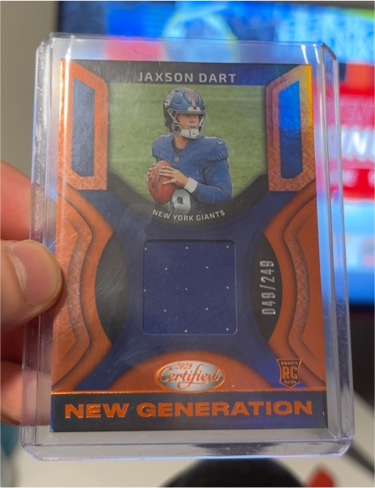 2025 Panini Certified #049 Jaxson Dart — front