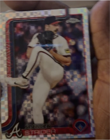 2025 Topps Chrome #46 Spencer Strider — front