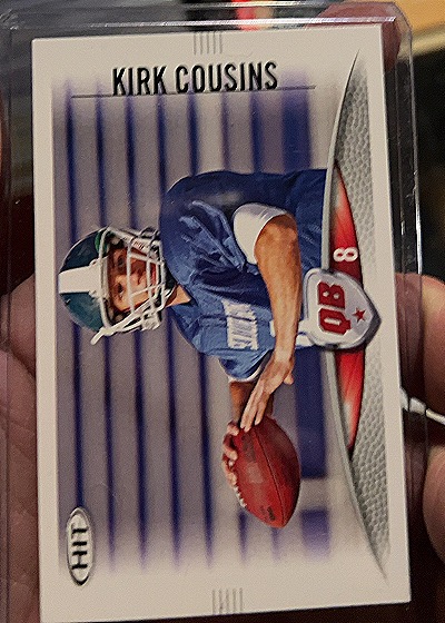 2012 Sage Hit #108 Kirk Cousins — front