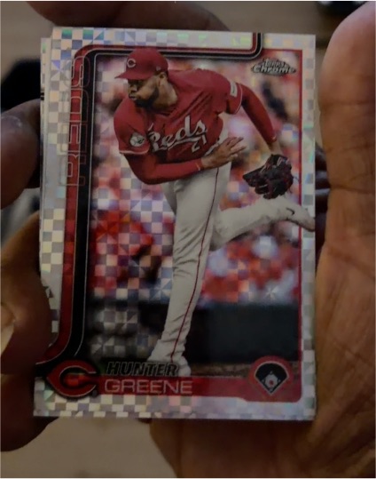 2025 Topps Chrome #216 Hunter Greene — front