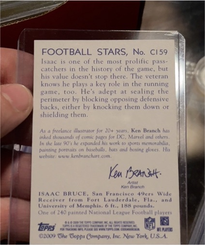 2009 Topps Football Stars #C159 Isaac Bruce — front