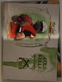 2022 Wild Card Matte #SG-2 Cole Kelley — front