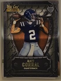 2022 Wild Card Matte #WW-39 Matt Corral — front