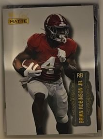 2022 Wild Card Matte #MB-8 Brian Robinson Jr. — front
