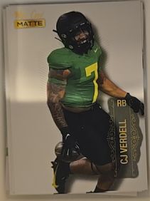 2022 Wild Card Matte #MB-18 CJ Verdell — front