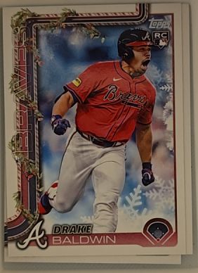 2025 Topps Holiday #H60 Drake Baldwin — front