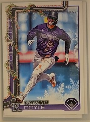 2025 Topps Holiday #H101 Brenton Doyle — front
