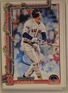 2025 Topps Holiday #H49 Triston Casas — front