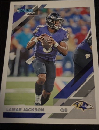 2019 Donruss #25 Lamar Jackson — front