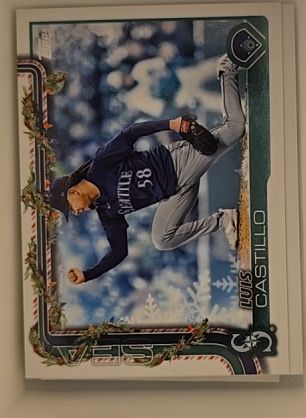 2025 Topps Holiday #H152 Luis Castillo — front