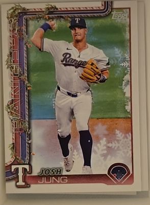 2025 Topps Holiday #H7 Josh Jung — front