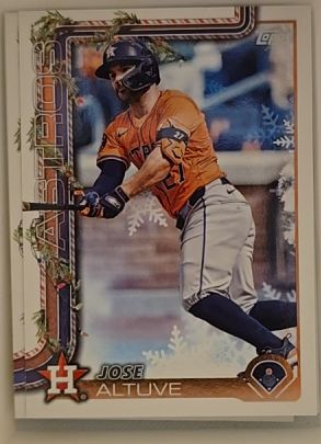 2025 Topps Holiday #H163 Jose Altuve — front